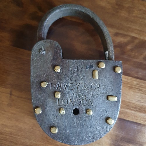 Rare antique metal davey co - rare, &