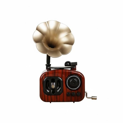 Vintage gramophone music box - music,