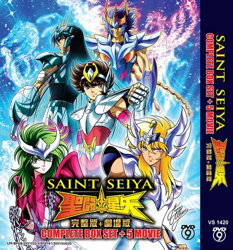 Dvd anime saint seiya - dvd,