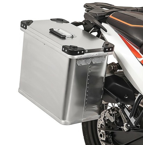 Aluminium pannier for yamaha - aluminium,