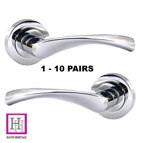 Door handles chrome twist - door,