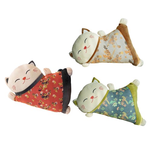 Lucky cat cushion zabuton - lucky,