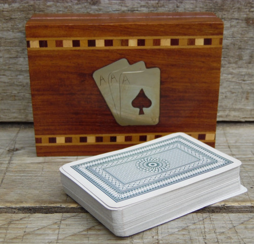 Single deck wooden - single, playing