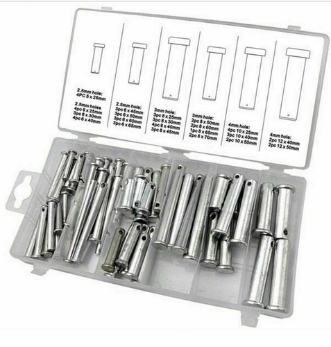 60pcs clevis pin assorted set - pin,