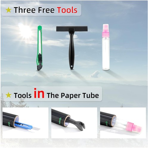 Total blackout window film kit - window,