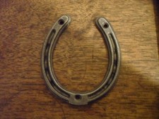 antique style lucky horse shoe