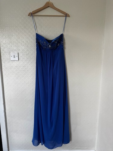 Quiz blue maxi sequin - quiz,