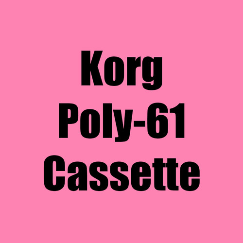 Korg poly data recovery - poly-61,