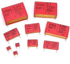 Polypropylene Film (PP) Capacitor WIMA FKP1 & FKP2 Series PP CAPACITORS