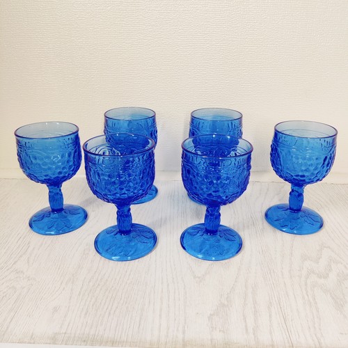 Vintage cobalt blue footed - vintage,