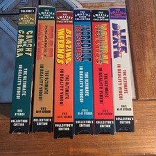 VHS Lot Of 6- Caught On Camera, Natural Disasters Life Against Death Rescues