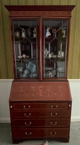 Mahogany bureau secretaire - mahogany,