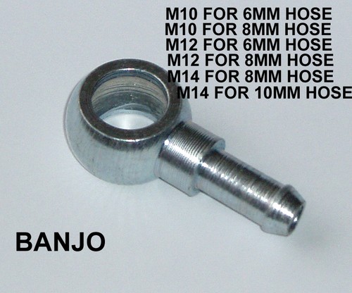 Banjo fitting for 6mm - 8mm, 10mm