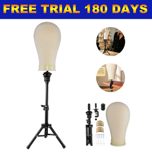 Tripod wig stand with - tripod,