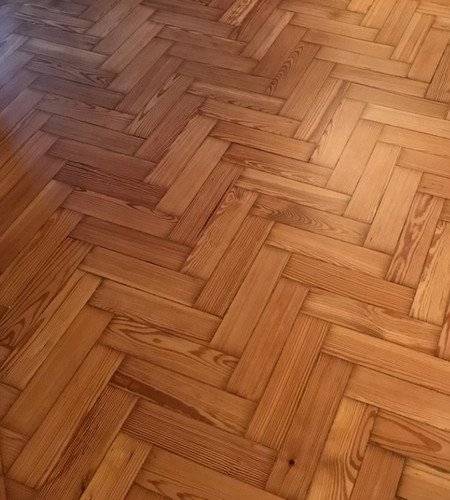 Victorian pitch pine parquet - victorian,