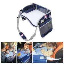 Kids Travel Tray Erasable Drawing Board Organization Pockets Activity Essentials