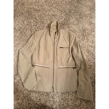 Ivan Grundahl Copenhagen Textured Beige Jacket Full Zip Elegant