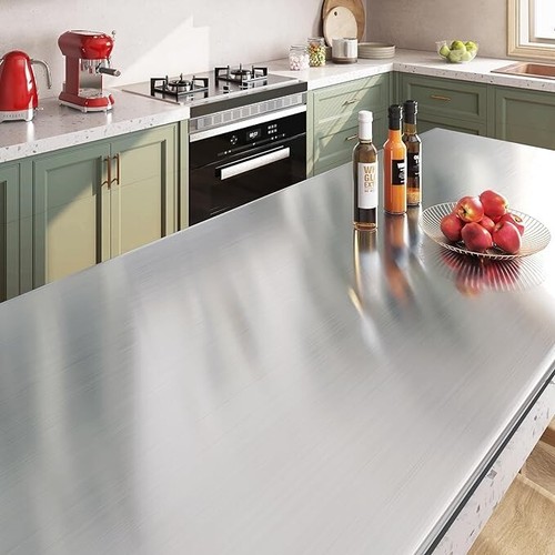 Fablon stainless steel silver - stainless,