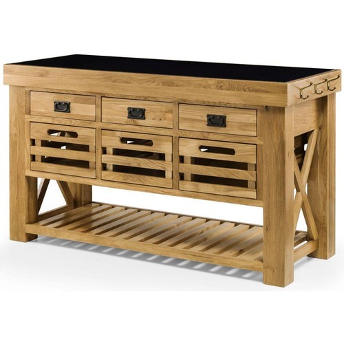 Solid oak grenoble granite - oak,