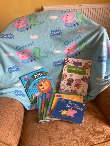 Peppa pig fleece blanket - pig, with