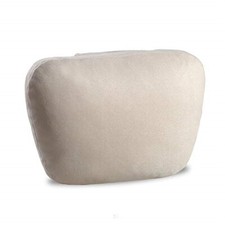 Beige Suede Fabric Car Seat