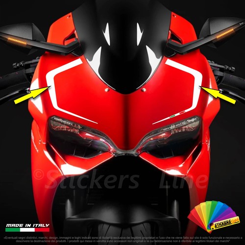 Fairing stickers for ducati - for,
