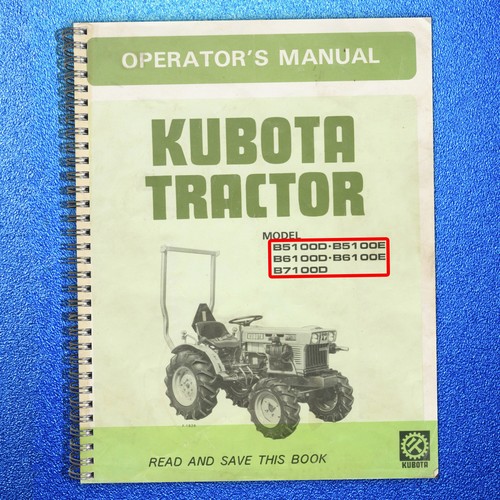 Kubota b5100d b5100e - kubota, b6100d