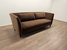 Habitat Hawley Velvet 3 Seater Sofa – Brown