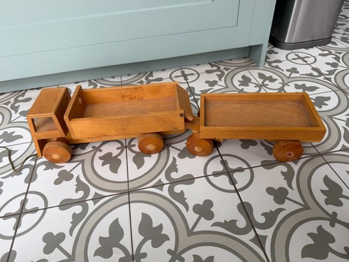 Vintage wooden toy - wooden,