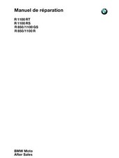 BMW R1100RT R1100GS R850GS R1100GS R850R R1100R REPAIR WORKSHOP MANUAL
