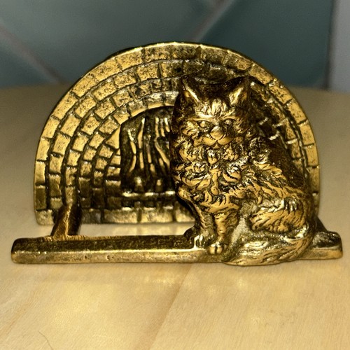 Brass persian cat - cat, by