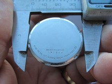 SEIKO 7A28-7029  34mm Back Case From November 1983 Good Birth Year Watch  Used.