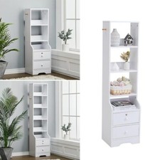 White Cabinet Bedside Table