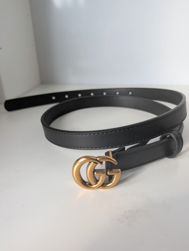 Gucci womans black belt - gucci,