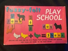 Vintage Fuzzy Felt Play