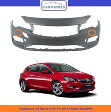 VAUXHALL ASTRA K 2015 - 2019 FRONT BUMPER WITH PARKING SENSOR HOLES 39052728 NEW