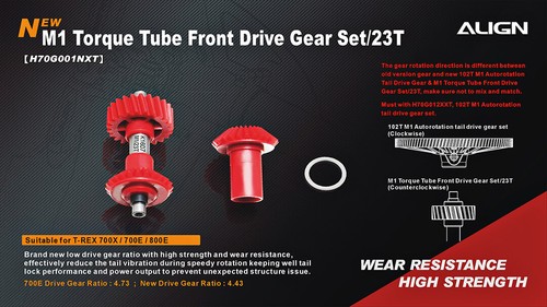 Align trex 700 - 700, torque