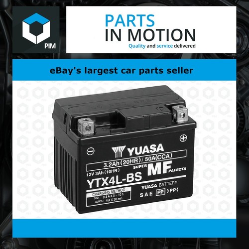 Genuine yuasa ytx4l - genuine, high