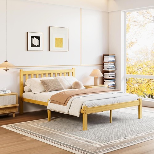 Bamboo wood double - double, bed