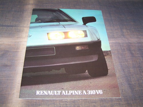 1982 renault alpine 310 v6 - alpine,