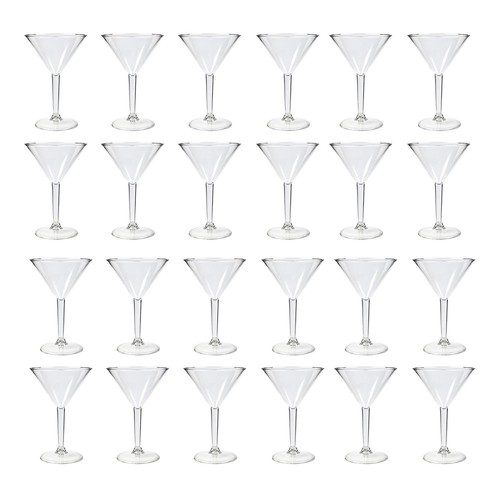 Pack plastic martini - of, 24