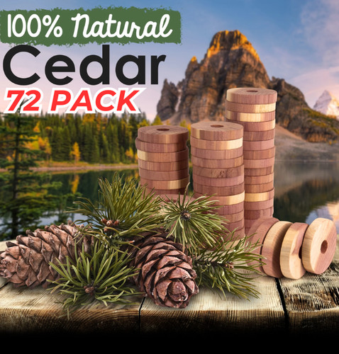 100 natural cedar - wood, moth