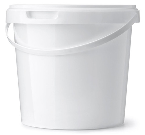 2pcs white plastic - plastic, bucket