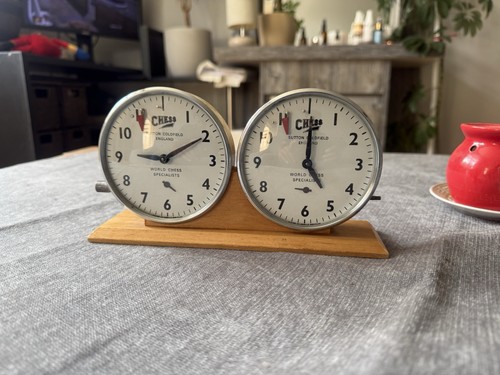Vintage mechanical chess - mechanical, clock