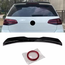 FOR VW GOLF MK7 MK7.5 GLOSS BLACK REAR ROOF LIP SPOILER BODYKIT 2013-2017 UK