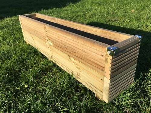 Wooden garden planter 182cm - garden,
