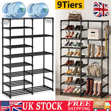 XL Metal Shoe Rack Stand Heavy Duty Sturdy Storage Shelf Organiser Boots Holder