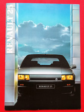 1986 RENAULT 25 Sales Brochure