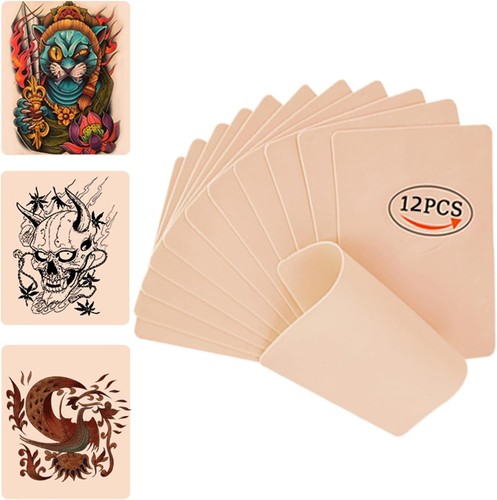 12pcs blank tattoo skin - 12pcs,
