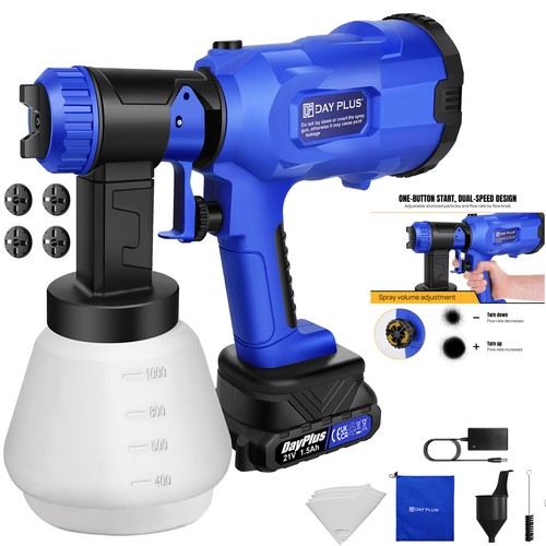 1000ml paint sprayer cordless - 1000ml,